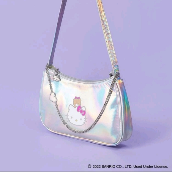 SHEIN X HELLO KITTY HOLOGRAPHIC SHOULDER BAG - Picture 7 of 8